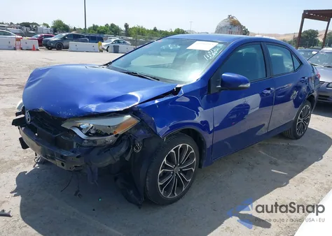2014 Toyota Corolla S Plus from USA, damaged, VIN 2T1BURHE9EC020648